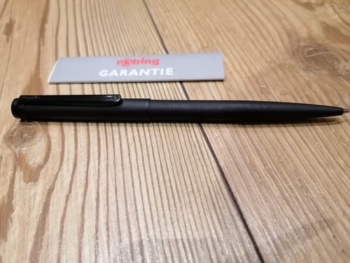 Rotring Druckbleistift / Feinminenstift matt schwarz inkl. Box - 90er Jahre - Bild 2 von 5