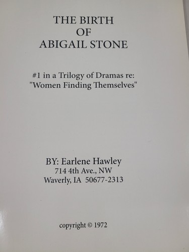 Geburt von Abigail Steinspiel von Earlene Hawley Frauen finden sich selbst - Bild 2 von 6
