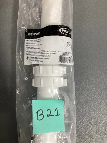 ProFlo PFTPP200 Plastic Double Flanged Tailpiece - Picture 1 of 6