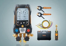 Testo 0564 5572 01 557s Smart Digital Manifold Wireless Clamp Vacuum Probes Hose