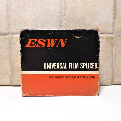 ESWN Universal Film Splicer Super 8 Regular 8 e 16 mm Giuntatrice Pellicole Film - Photo 10/12
