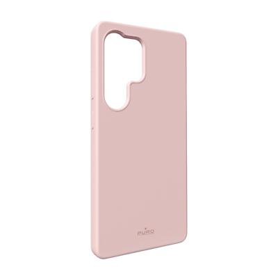 SBS Rosa Liquid Silicone Hülle für Samsung Galaxy S25 Ultra, kompatibel mit