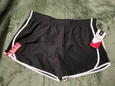 Member s Mark Shorts Women's Extra Large Active Running Black NWT