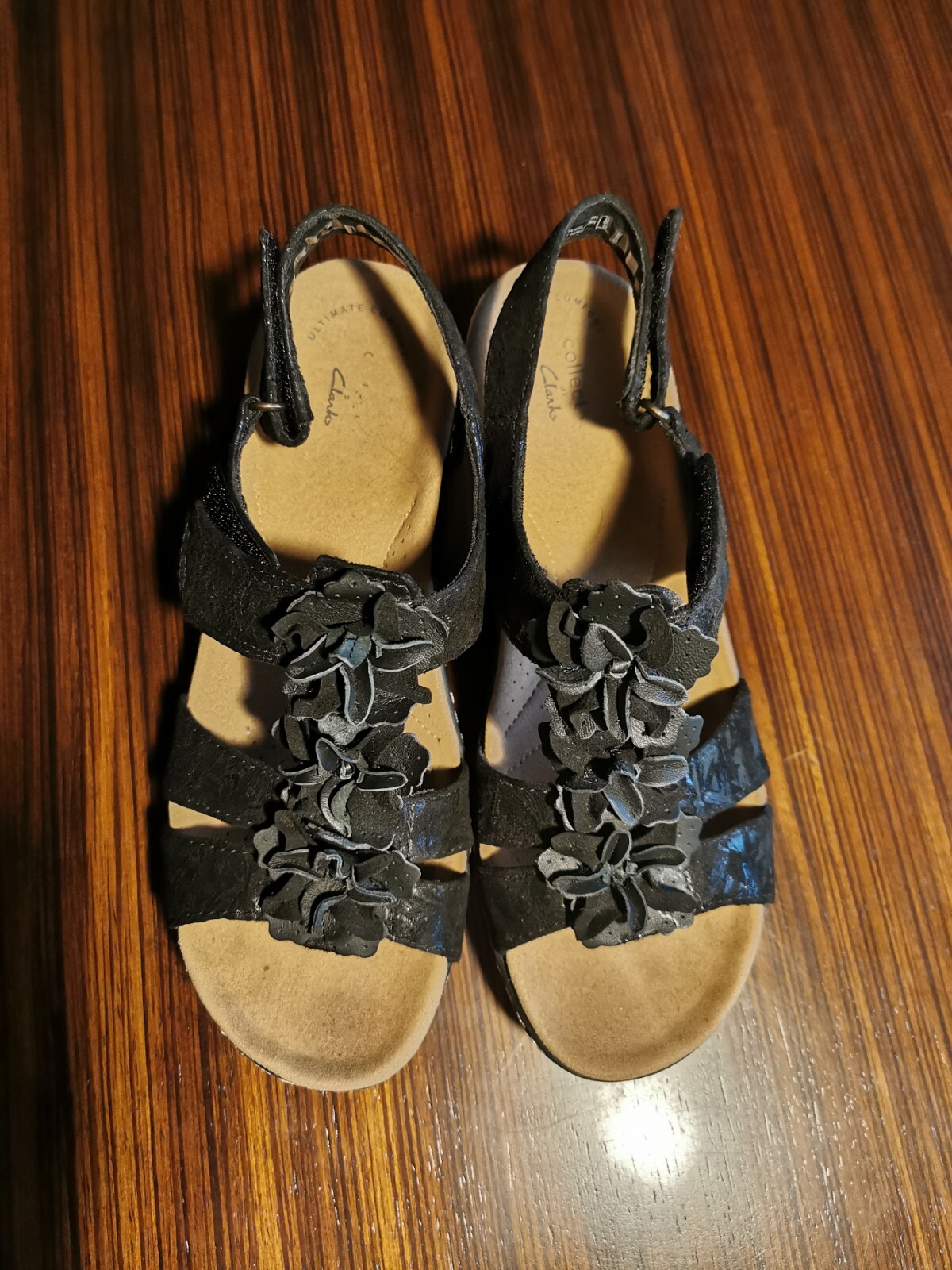 Women's Clarks, Merliah Sheryl Sandal, Black, US Size 8M | eBay