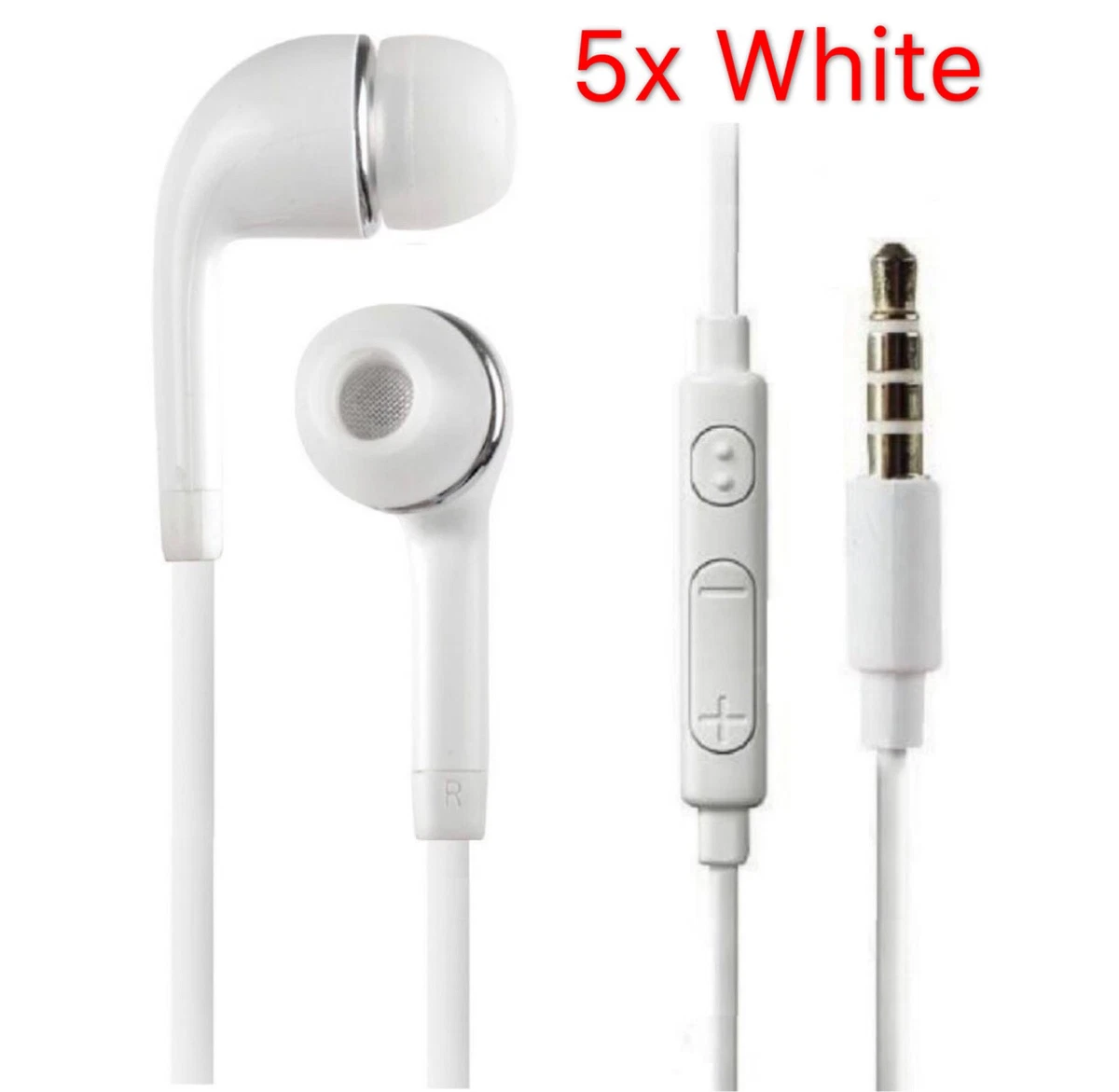 Lot In Ear Headset Earphone Headphone Earbud Mic for Samsung