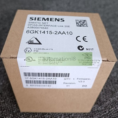 6GK1 415-2AA10 NEW SIEMENS 6GK1415-2AA10 SIMATIC NET DP/AS-Interface Link 20 E