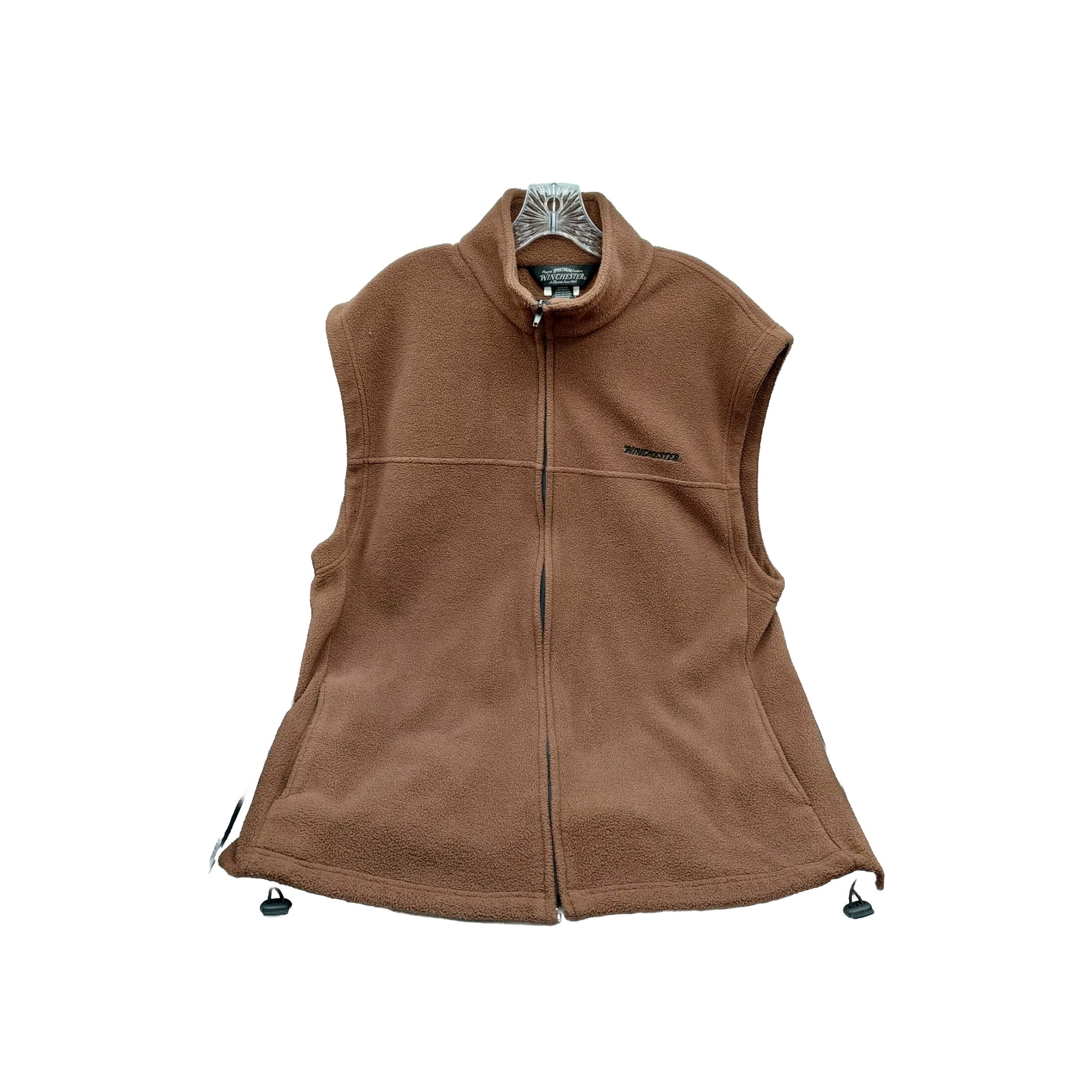 Winchester Vest Men’s Size Large Brown Full Zip Hunting Fleece