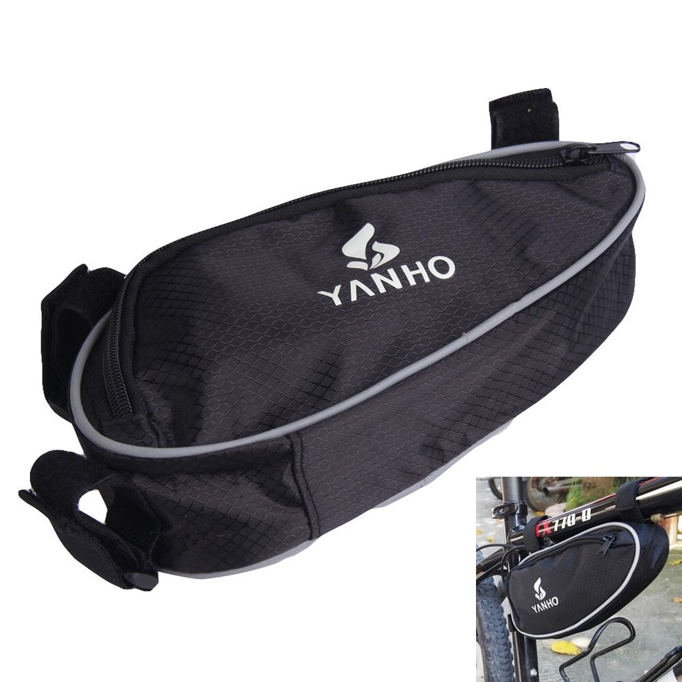 Triangle Bicycle Cycling Bike Bag Beams Tripod Phone Tools Kit Tool Bag