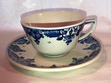 Blue On White Delft Tea Cup  Saucer Mint Holland