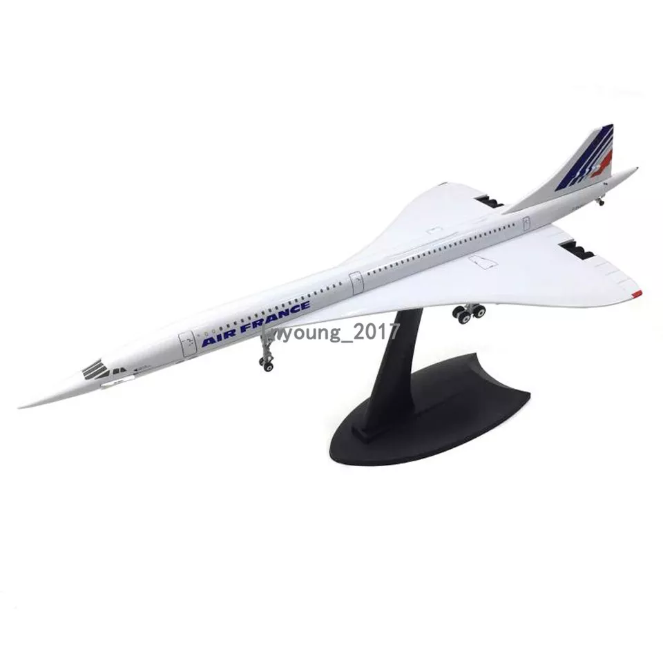 1:200 1976 Concorde Air France Airplane Model Metal Diecast Plane Model Aircraft - Image 3 of 4