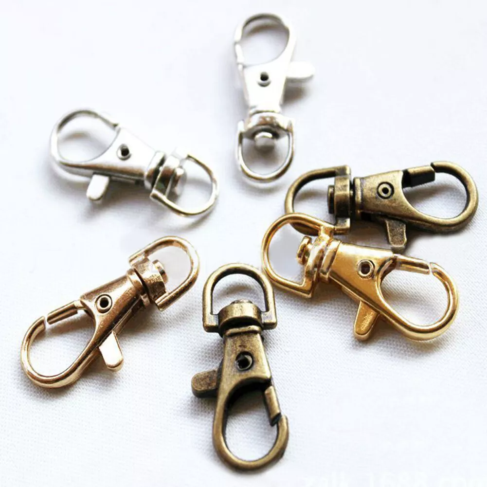 Snap Key Metal Chain Clasp Clip Swivel Hook Buckles Hooks Keychain Buckle  Clasps Ring Handbag Claw Strap Trigger Women