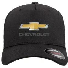 Chevrolet Car Auto Logo on Hat Flexfit Baseball Cap Printed Emblem S/M & L/XL