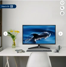 onn. 24" FHD (1920 x 1080p) 75hz Office Monitor with 6 ft HDMI Cable, Black