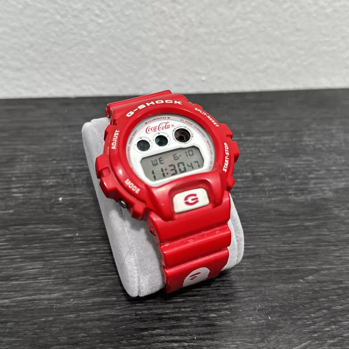 Rare Model G-SHOCK × Coca-Cola × A BATHING APE Collaboration DW-6900FS Watch