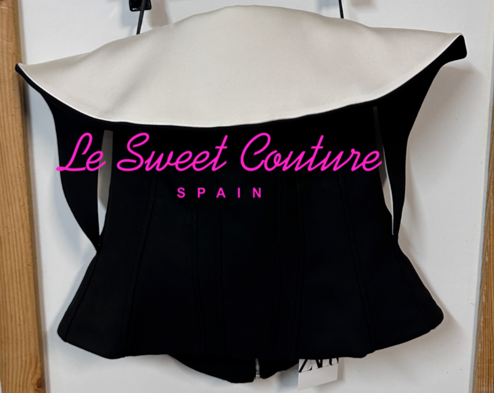 【関税込み】ABITO CORSETTO IMPUNTURE CONTRASTO Black Gothic Print Overbust Corset – CORSETVOGUE
