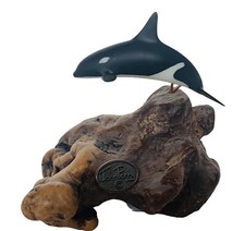 John Perry Figurine Sculpture Killer Whale marine nautical art fish gift decor