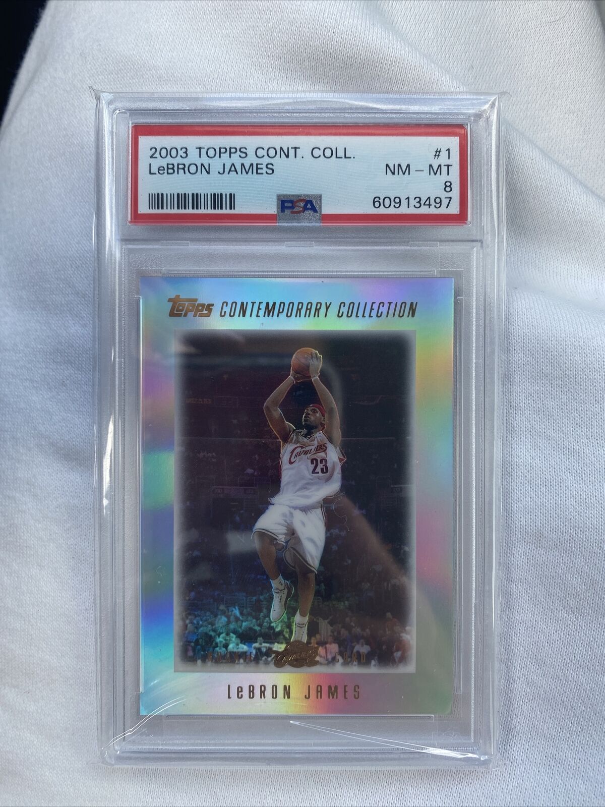 topps contemporary Lebron James RC