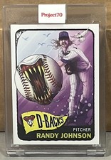 TOPPS PROJECT 70 #214 RANDY JOHNSON by ALEX PARDEE Print Run 9292