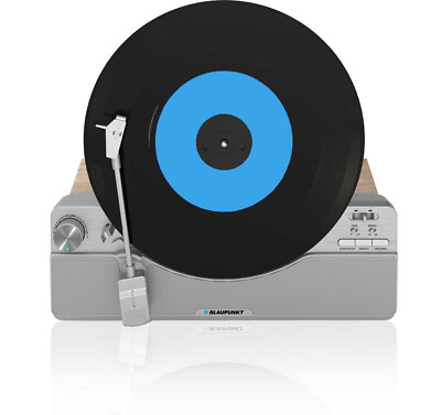 Plattenspieler Vinyl  Bluetooth  AudioTechnica System Holz Blaupunkt VT100SL