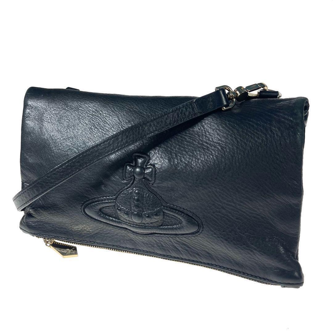 Vivienne Westwood 2way handbag, large capacity, leather Vivienne Westwood 2way handbag, large capacity, leather