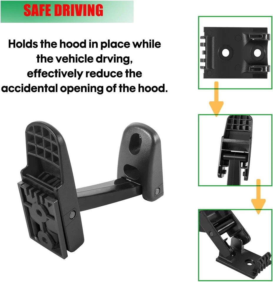 Heavy Duty Hood Latch Kit for Kenworth Peterbilt for Blue Bird Vision School Bus - Изображение 4 из 4