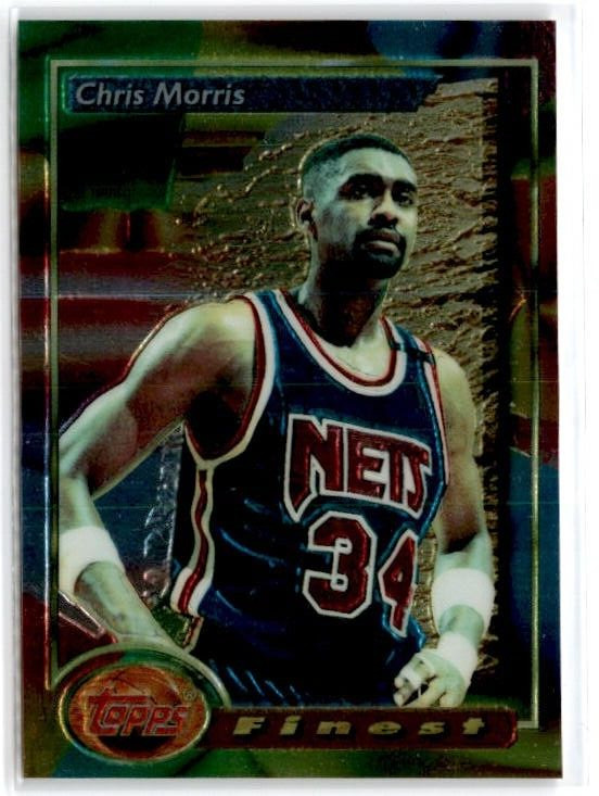 1993-94 Topps Finest Chris Morris #48 Nets