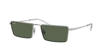 Ray-Ban Sonnenbrille RB3741 Emy  003/9A Silber Grün Mann Frau