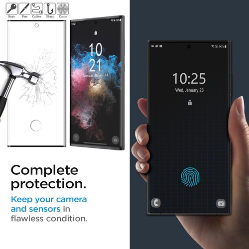 Tempered Glass Screen Protector For Samsung Galaxy S22/S22 Plus/S22 Ultra Clear - Picture 8 of 14