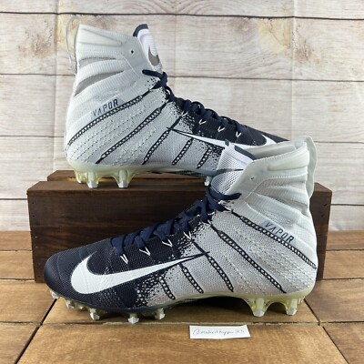 Nike Vapor Untouchable 3 Elite Flyknit Size 11.5 White Midnight Navy AO3006-101 Nike Vapor Untouchable 3 Elite Flyknit Size 11.5 White  main image 3
