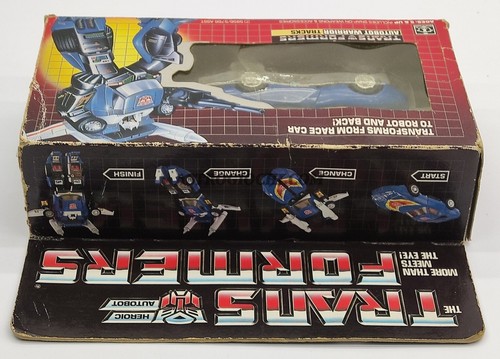 TRANSFORMERS G1 AUTO ROBOT TRACKS STINGRAY VINTAGE 1985 HASBRO IN BOX - Picture 17 of 20