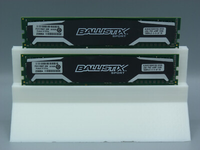 2x 4GB Crucial Ballistix Sport BLS4G3D1609DS1S00.16FED2 8GB DDR3 PC3-12800PC RAM