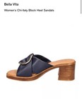$115 Bella Vita Chi-Italy  Buckle Leather Slide Sandals Size 10 M NWOT — photo 2