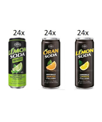 72x Dosen Lemonsoda Oransoda Mojitosoda 330 ml Campari Group italienisch trinken