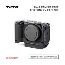 Tilta Half Camera Cage for Sony ZV-E1 Black Open Box 