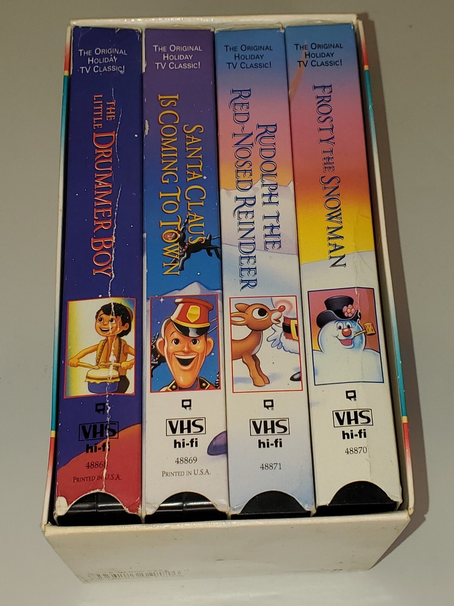 1993 Christmas Classics Series 4 Video VHS Tape Movie Set Frosty