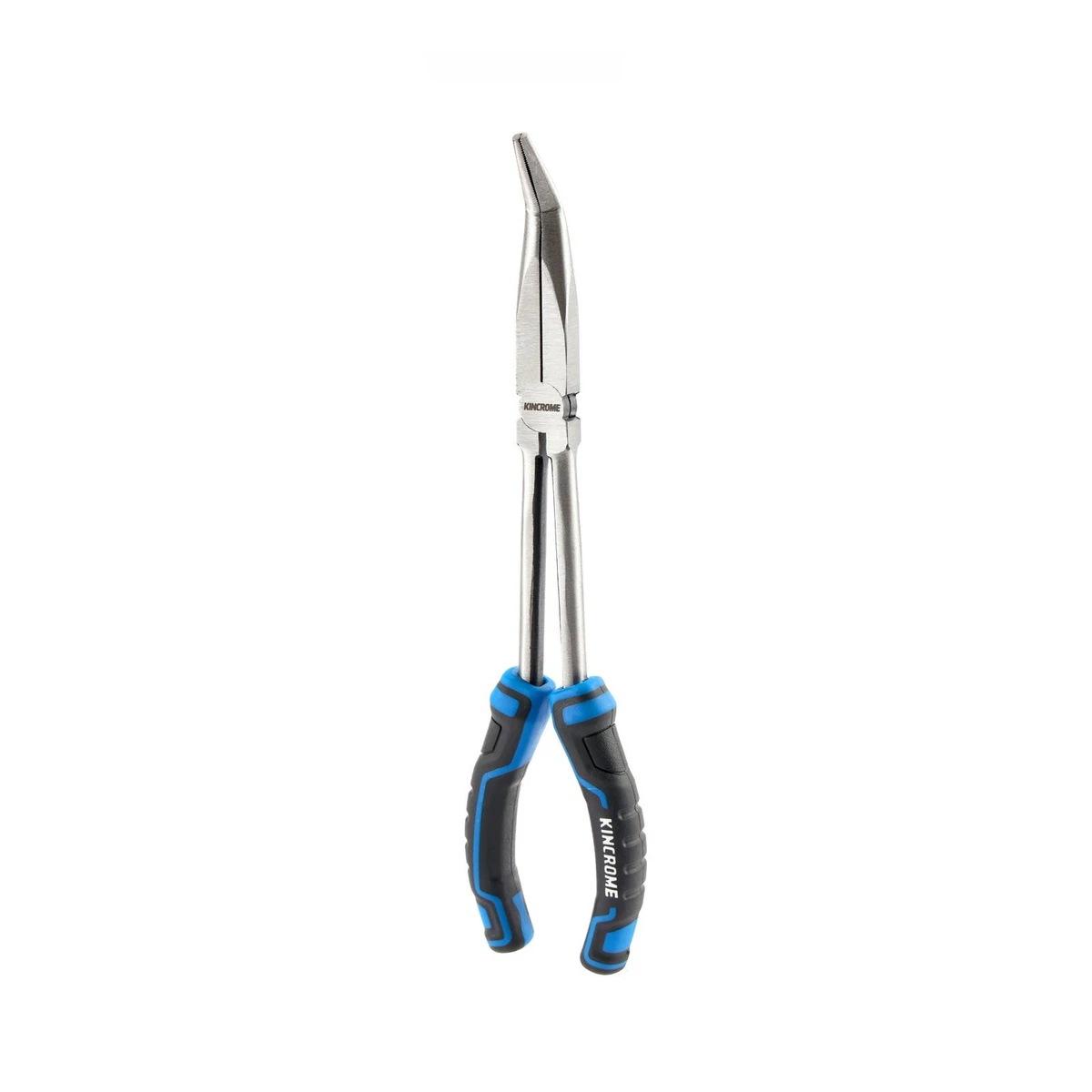 KINCROME 275mm Long Reach Nose Plier Bent 45° Tip Mechanic Hose Gripper K4251
