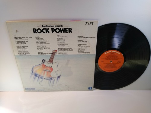Rock Power Ronco Vinyl LP Record Album 1974 Black Sabbath Alice Cooper Faces - Picture 3 of 4