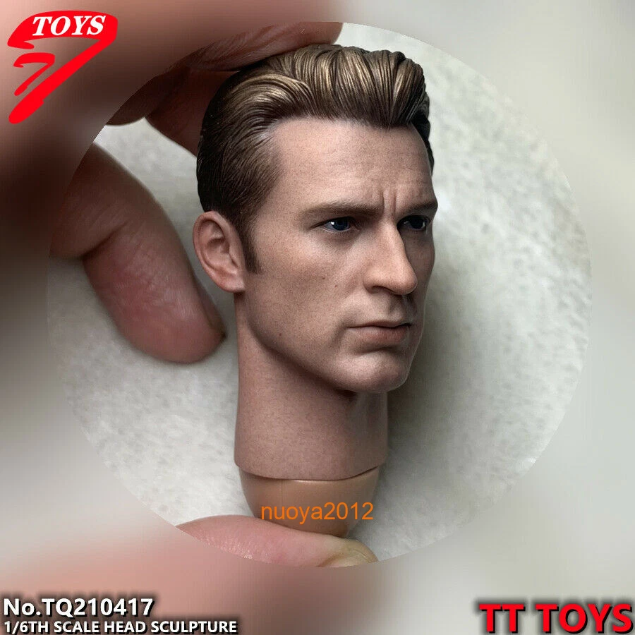 TTTOYS 1:6 Captain America Steve Rogers Head Carved F 12'' Male HT Body - Image 4 of 4