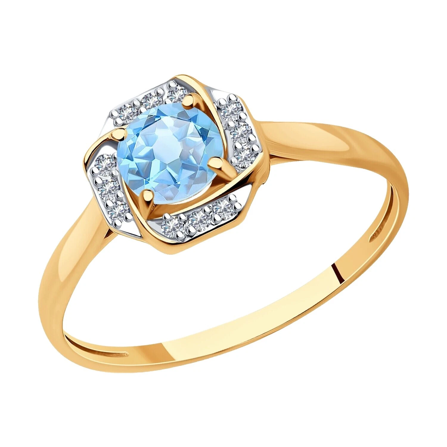 Topaz Rose Gold Fashion Rings