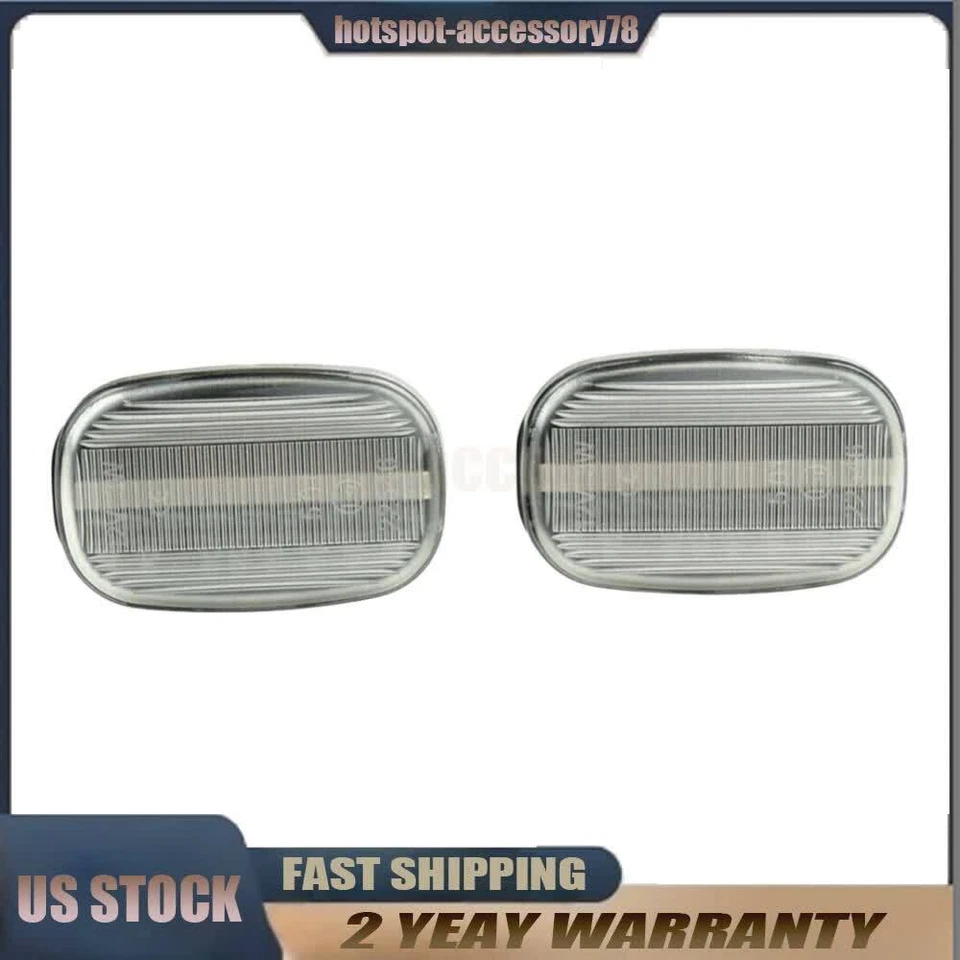 Se adapta a Camry Corolla Prius RAV4 RX300 2 piezas LED señal de giro luz marcador lámpara EE. UU. Foto 3 de 4