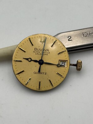 bulova super seville calendar quartz eta movement