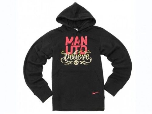 0599 Nike Manchester United Taille S Sweat-Shirt Capuchon Hooded Haut Rooney