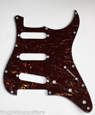 1 TMG Custom Pickguard Strat Tortoise fine 4 lagig Strat Gitarrenbau
