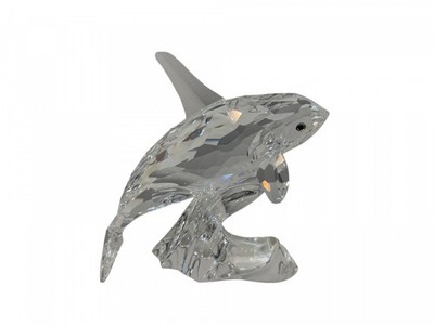 Swarovski Figur 622939 Großer Orca Wal 10 cm. Top Zustand 