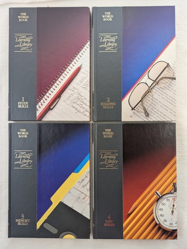 The World Book Learning Library 7 Volume Set 1986 Hardcover Vintage - Imagen 3 de 10