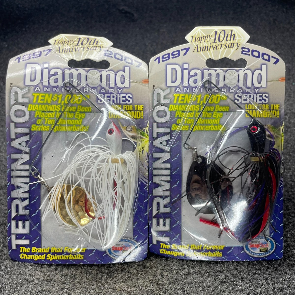 Terminator Titanium Spinnerbait 10th Anniversary Diamond Series - Choose  Lure | eBay
