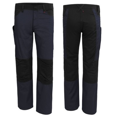 X-Serie Bundhose Marine/Schwarz robuste Arbeitshosen mit Kniepolstertaschen