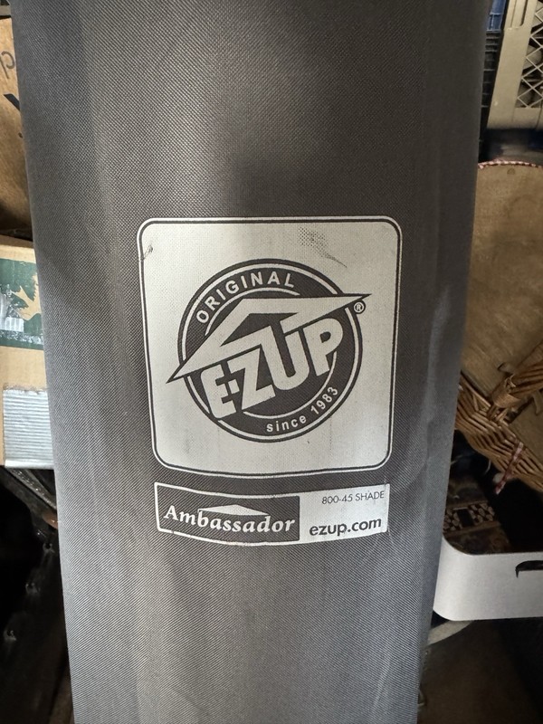 E-Z UP Ambassador Canopy Carry Bag, Gray/Black, 1 Pack