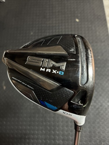 TaylorMade SIM MAX D Driver 10.5 Degree Regular Flex Right Hand