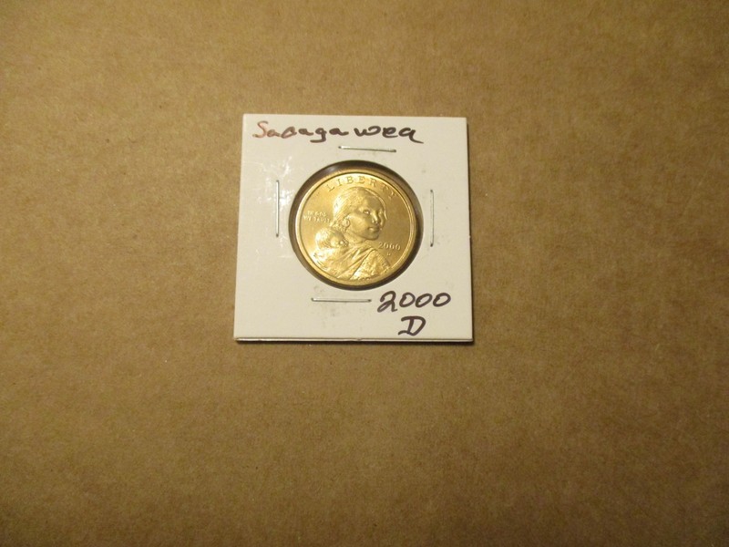 Dollar. Sacagawea Dollar. 2000-D, USA, #1